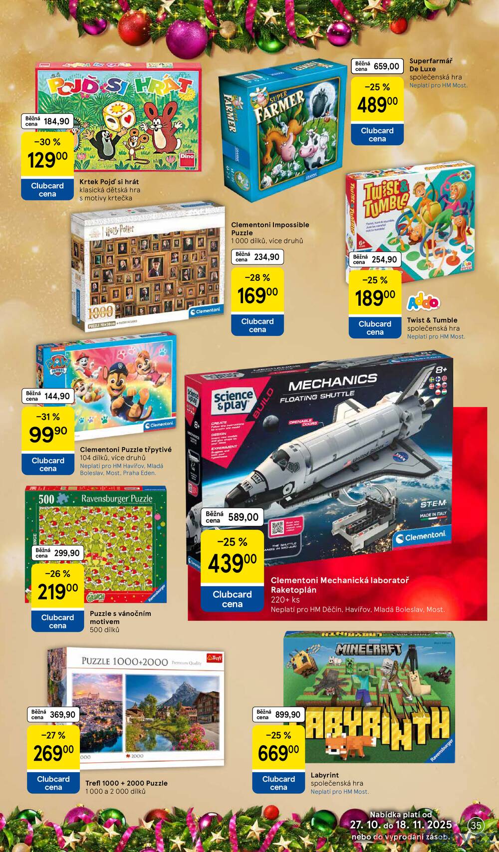 Leták Tesco - Tesco SPECIÁL velké hypermarkety  od 27.10. do 17.11.2025 - strana 35 Leták Tesco - Tesco SPECIÁL velké hypermarkety  od 27.10. do 17.11.2025 - strana 35