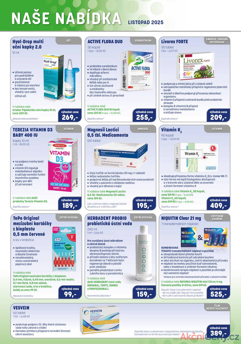 Leták PharmaPoint
platný do 30.11.2025 - strana 5