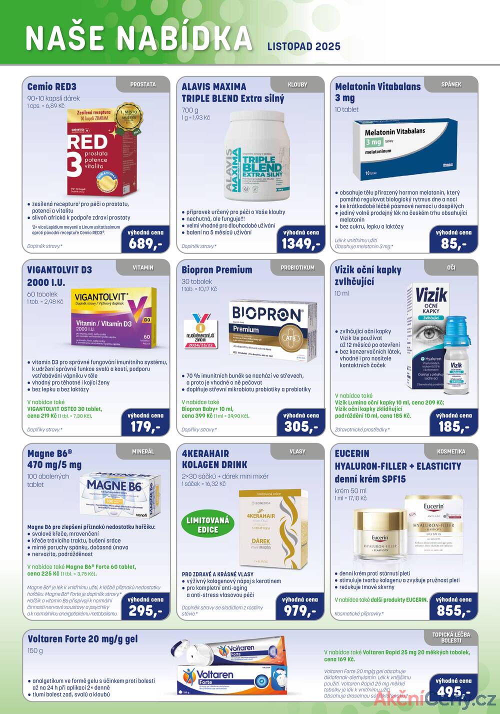 Leták PharmaPoint
platný do 30.11.2025 - strana 4