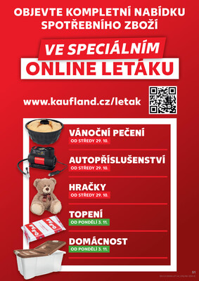 Kaufland 28.10. - 4.11. - Kaufland - Havlíčkův Brod