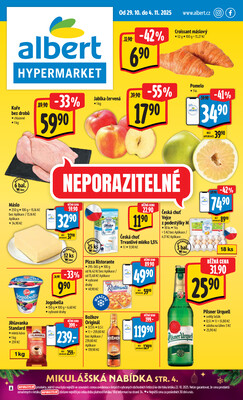 Leták Albert  Hypermarket od 29.10. do 4.11.2025