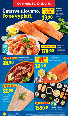 Lidl Čtvrtek od 30.10. do 2.11.2025