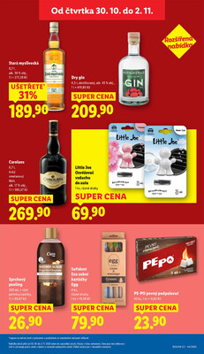 Lidl Čtvrtek od 30.10. do 2.11.2025