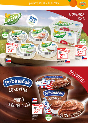 Akční leták Globus 29.10. - 4.11.2025 - Globus Praha - Zličín
