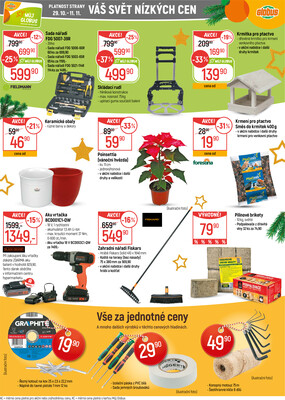 Akční leták Globus 29.10. - 4.11.2025 - Globus Praha - Zličín