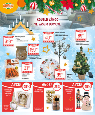 Akční leták Globus 29.10. - 24.11.2025 - Globus České Budějovice