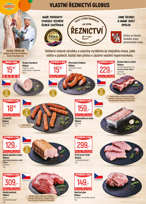 Akční leták Globus 29.10. - 4.11.2025 - Globus České Budějovice