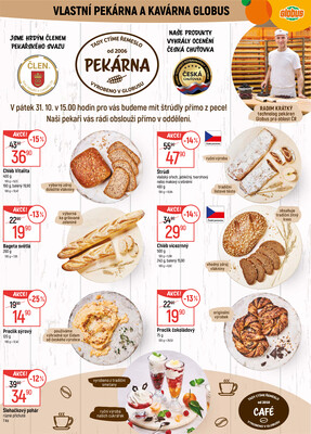 Akční leták Globus 29.10. - 4.11.2025 - Globus České Budějovice