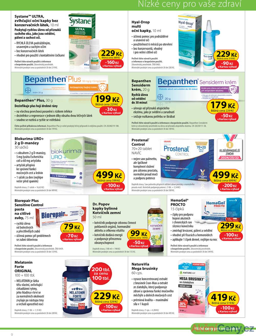 Leták Dr.Max
platný do 30.11.2025 - strana 9
