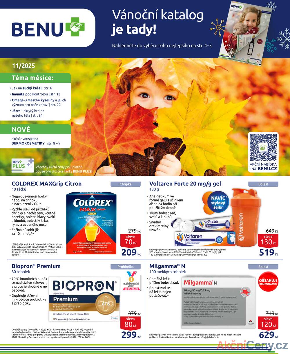 Leták BENU
platný do 30.11.2025 - strana 1
