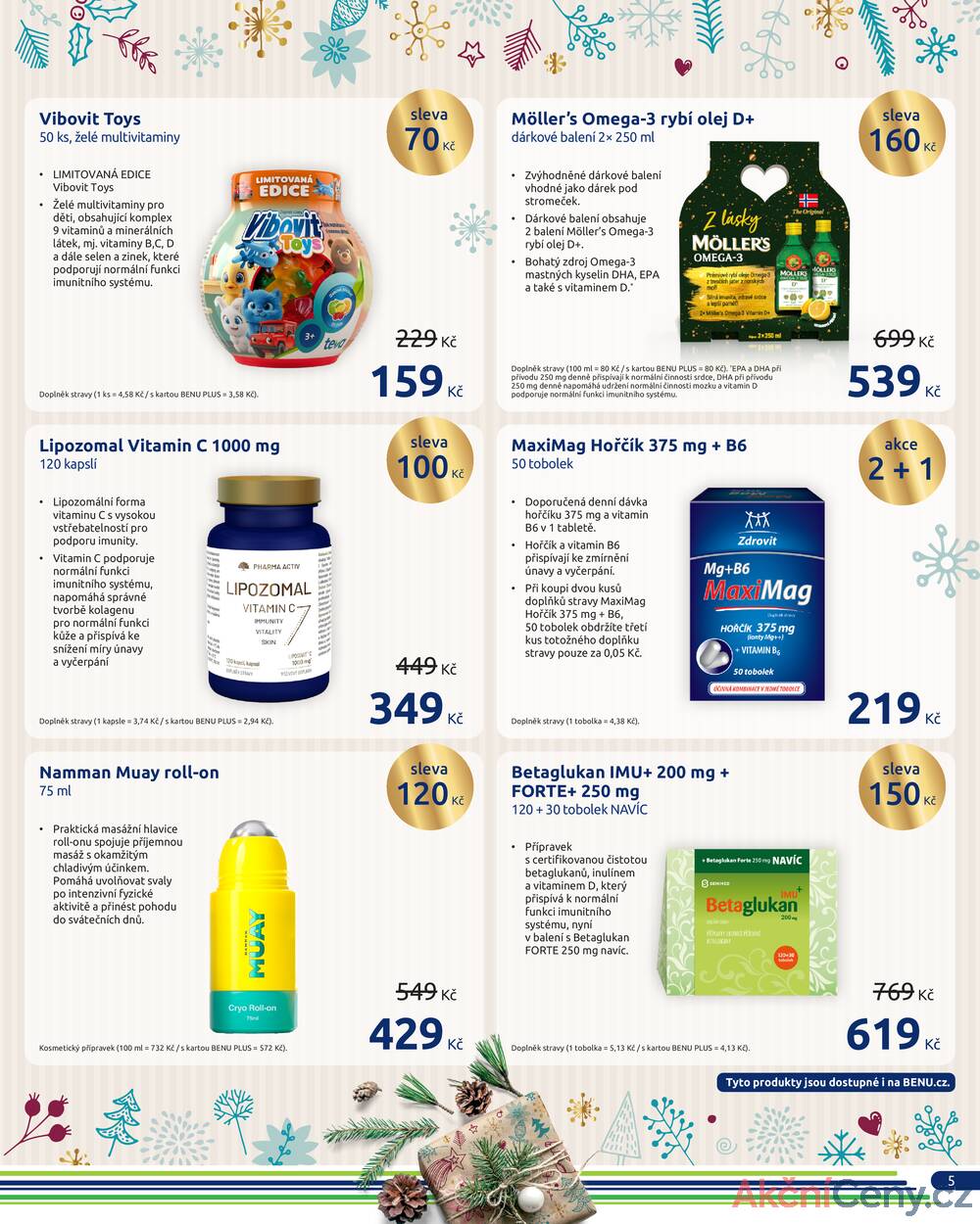 Leták BENU
platný do 31.12.2025 - strana 5