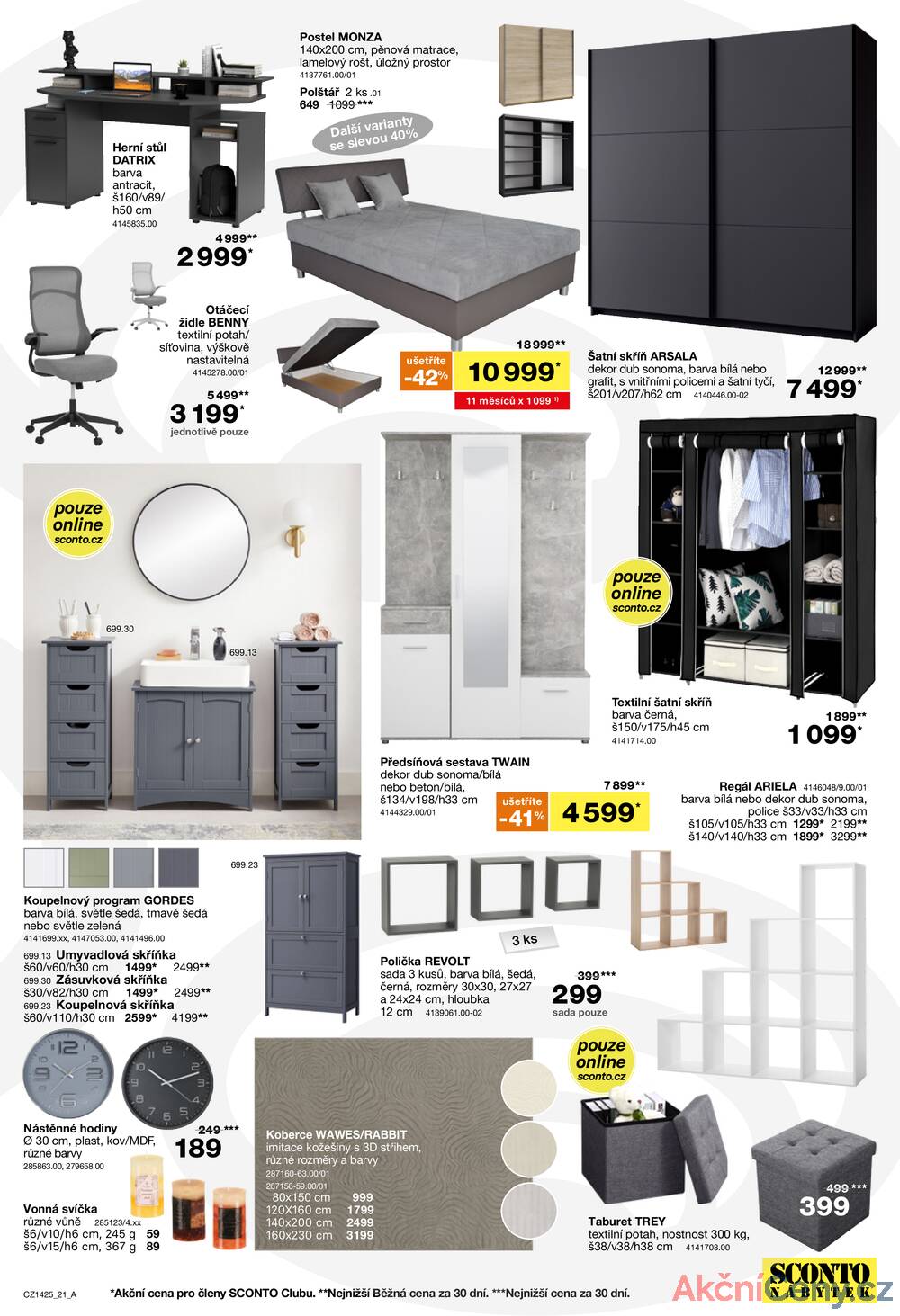 Leták SCONTO Nábytek
platný do 25.11.2025 - strana 21