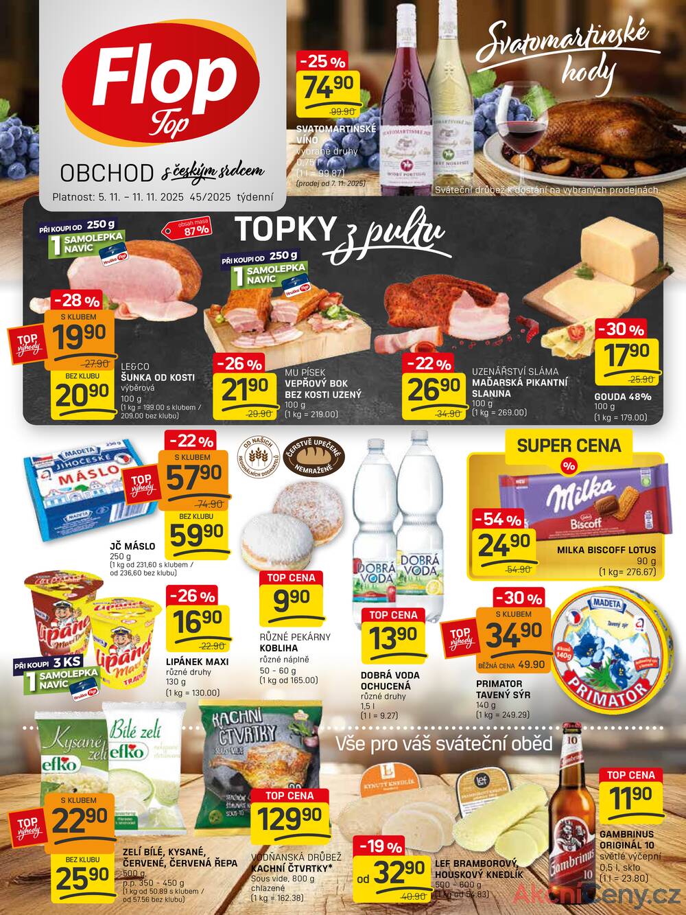 Leták FLOP TOP - FLOP TOP od 5.11. do 11.11.2025 - strana 1