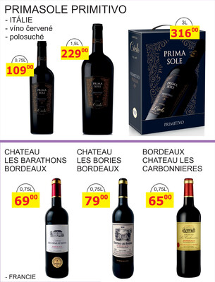 BENE Nápoje od 1.11. do 30.11.2025