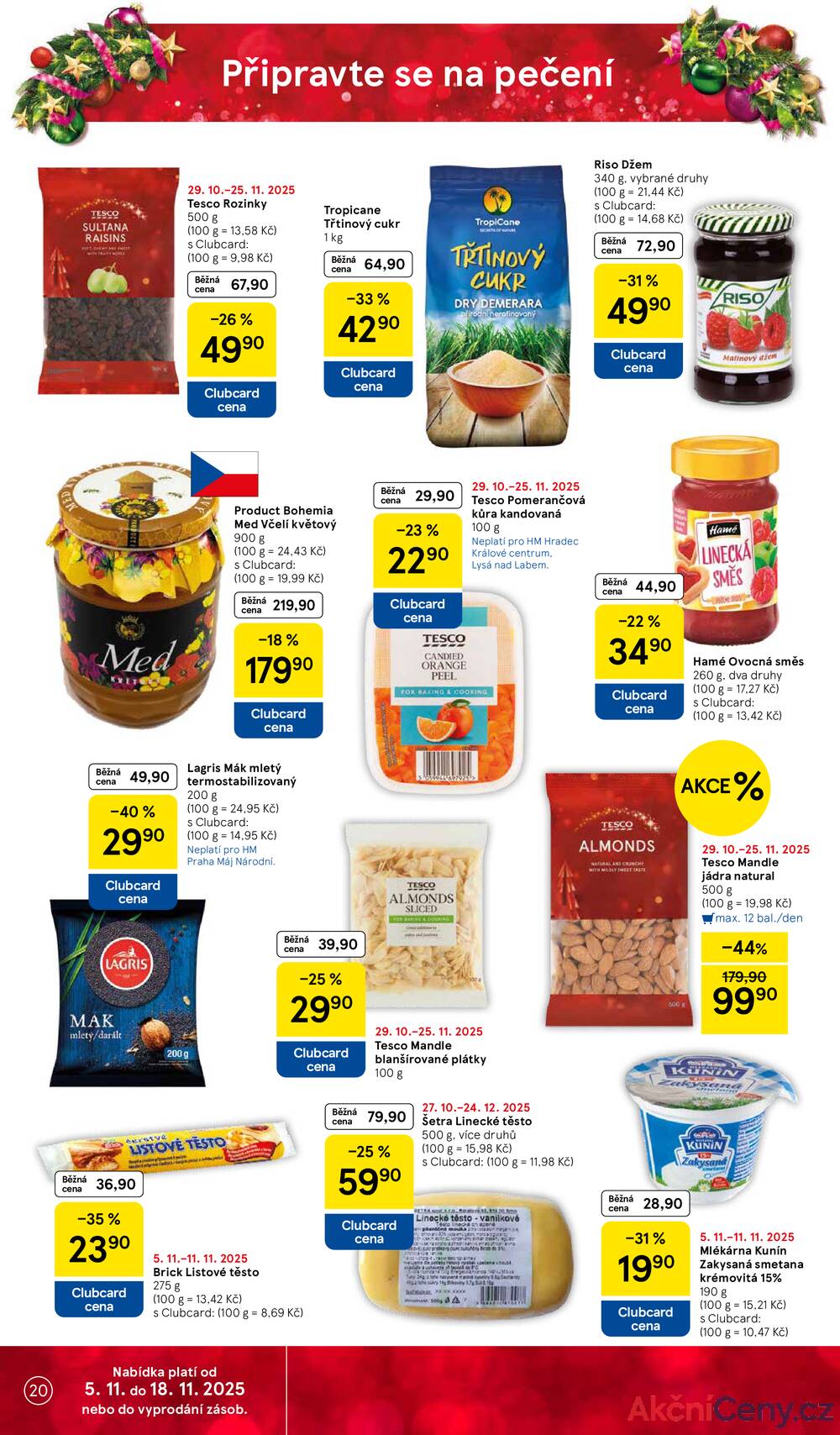 Leták Tesco - Tesco malé hypermarkety od 5.11. do 11.11.2025 - strana 20 Leták Tesco - Tesco malé hypermarkety od 5.11. do 11.11.2025 - strana 20