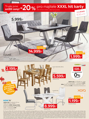 XXXLutz Moderní jídelny! 3.11. - 30.11.