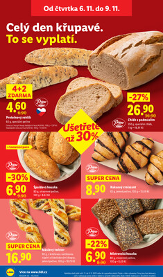 Lidl Čtvrtek od 6.11. do 9.11.2025