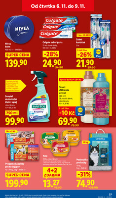 Lidl Čtvrtek od 6.11. do 9.11.2025