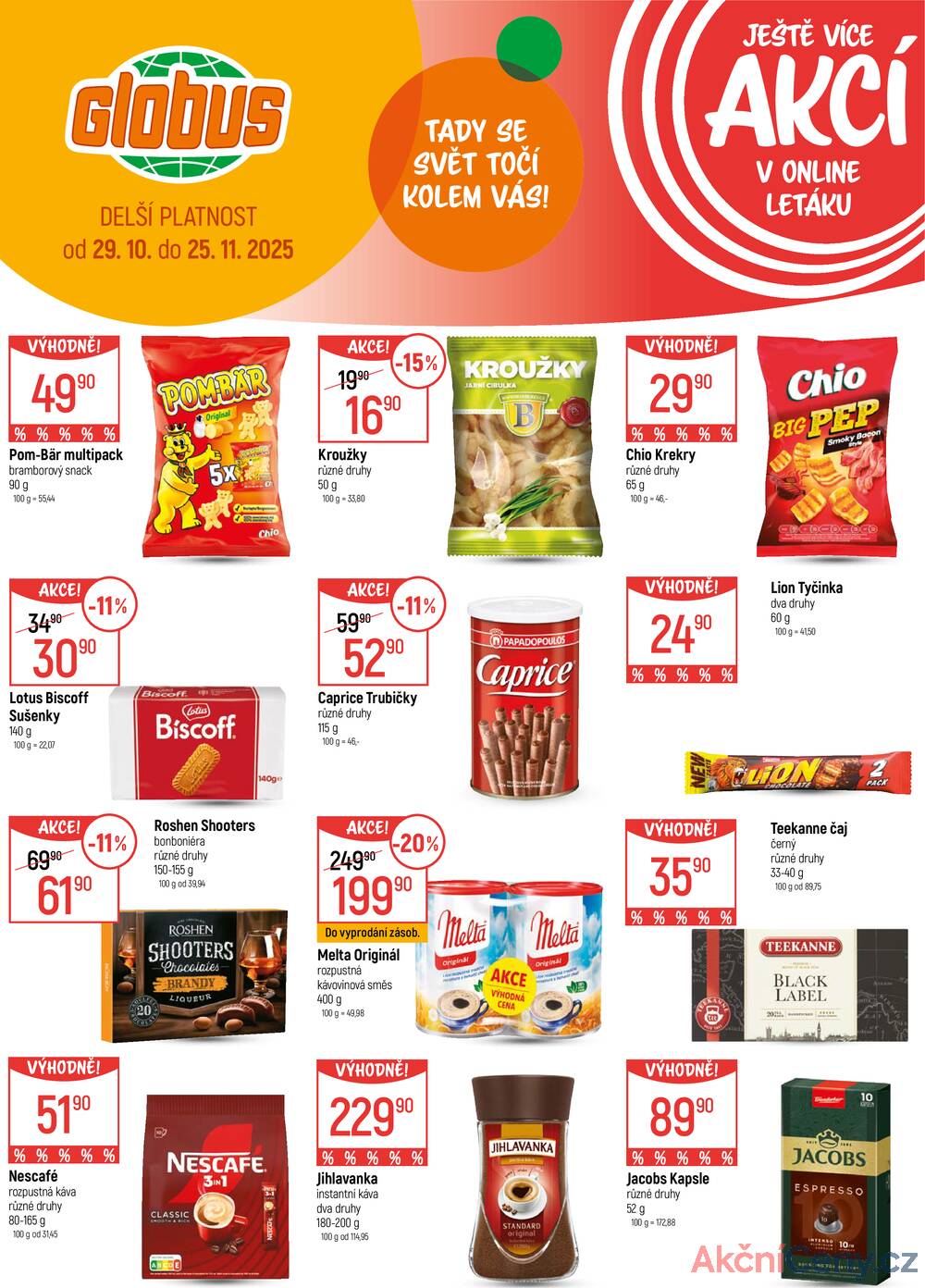Leták Globus - Akční leták Globus 5.11. - 11.11.2025 - Globus České Budějovice - strana 39 Leták Globus - Akční leták Globus 5.11. - 11.11.2025 - Globus České Budějovice - strana 39