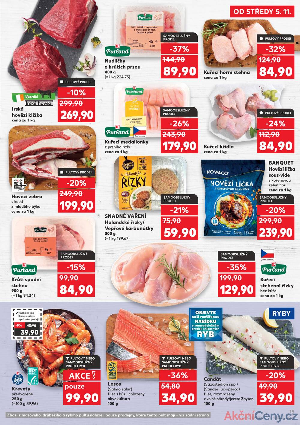 Leták Kaufland - Kaufland 5.11. - 11.11. - Kaufland - Praha 12 (Modřany) - strana 15