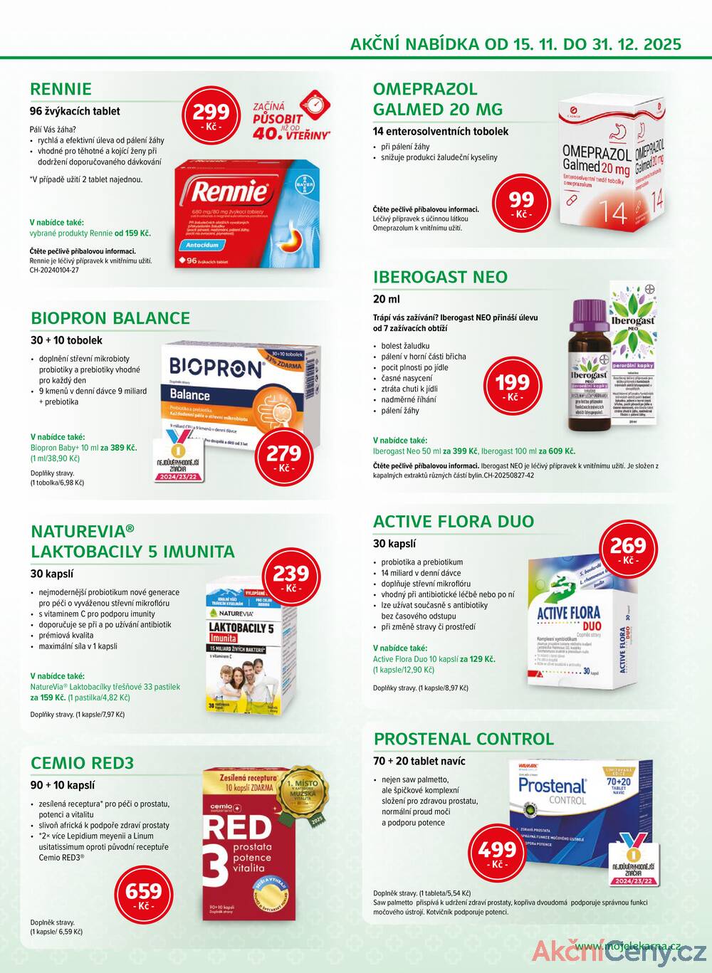 Leták mojelekarna.cz
platný do 31.12.2025 - strana 5