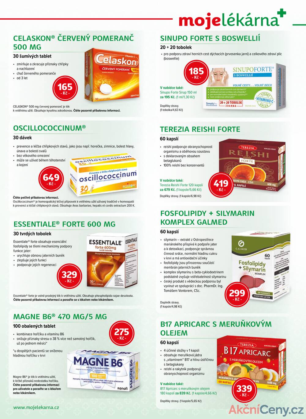 Leták mojelekarna.cz
platný do 31.12.2025 - strana 6