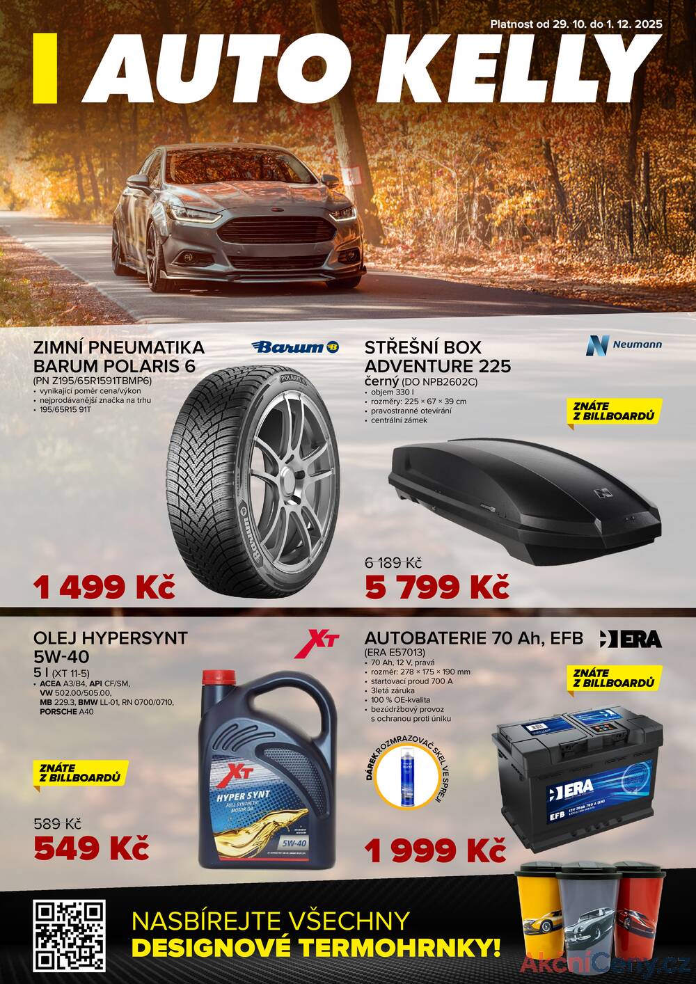 Leták Auto Kelly
platný do 1.12.2025 - strana 1