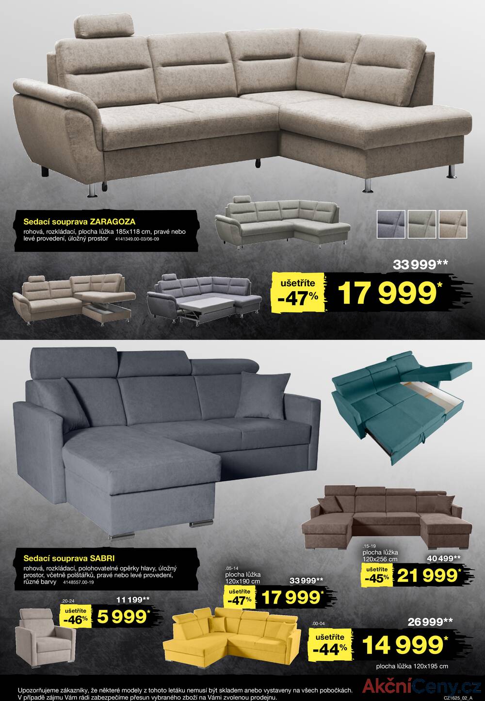 Leták SCONTO Nábytek - Sconto nábytek Black Friday od 12.11. do 4.12.2025 - strana 2