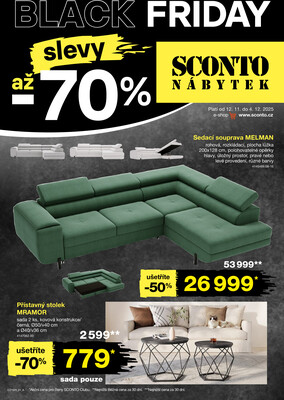 SCONTO Nábytek : 2 letáky
