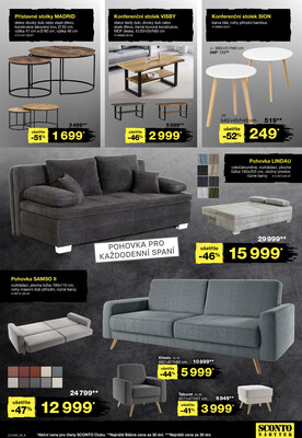 Sconto nábytek Black Friday od 12.11. do 4.12.2025