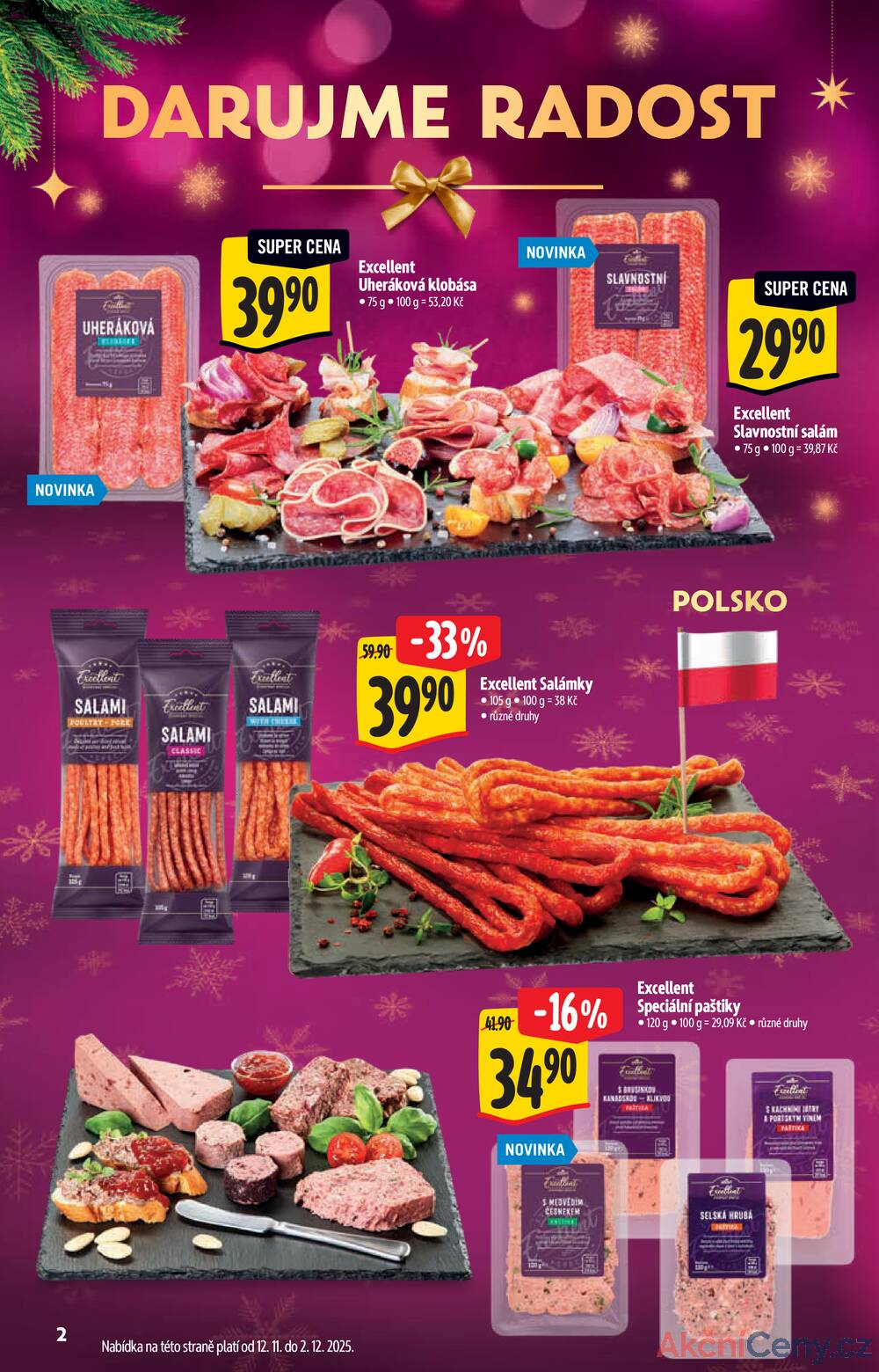 Leták Albert - Albert Supermarket katalog Deli od 12.11. do 31.12.2025 - strana 2 Leták Albert - Albert Supermarket katalog Deli od 12.11. do 31.12.2025 - strana 2