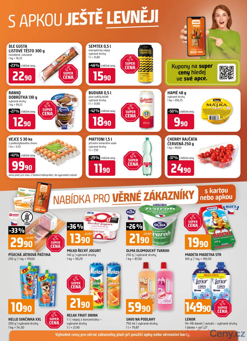 Leták Terno - Terno České Budějovice, Třeboň, Trhové sviny, Bechyně, Týn nad Vltavou od 12.11. do 18.11.2025 - strana 19