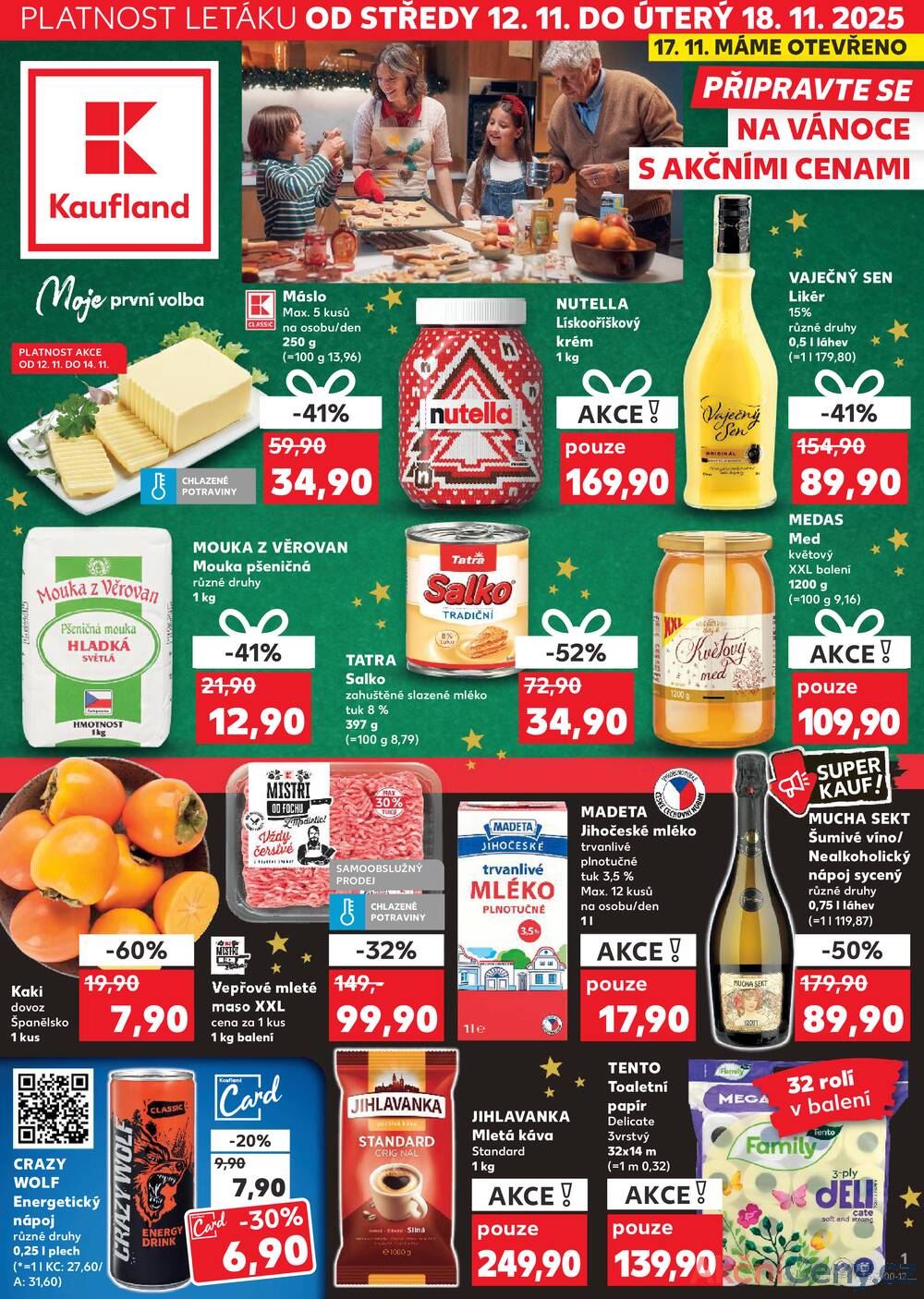 Leták Kaufland - Kaufland 12.11. - 18.11. - Kaufland - Pardubice (S. K. Neumanna) - strana 1 Leták Kaufland - Kaufland 12.11. - 18.11. - Kaufland - Pardubice (S. K. Neumanna) - strana 1
