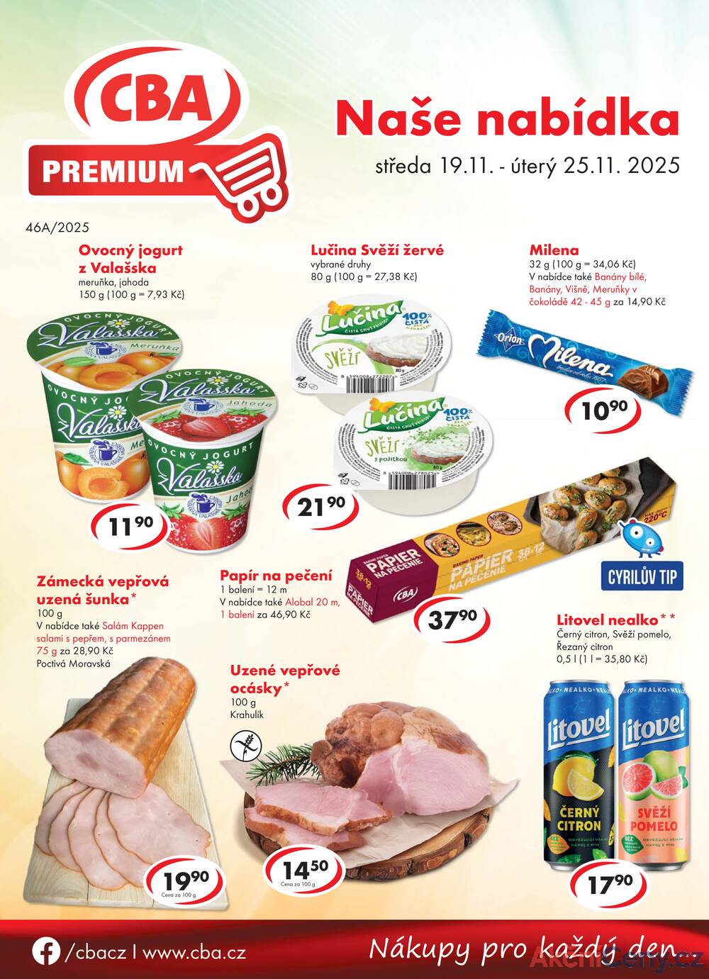 Leták CBA - CBA Premium od 19.11. do 25.11.2025 - strana 1