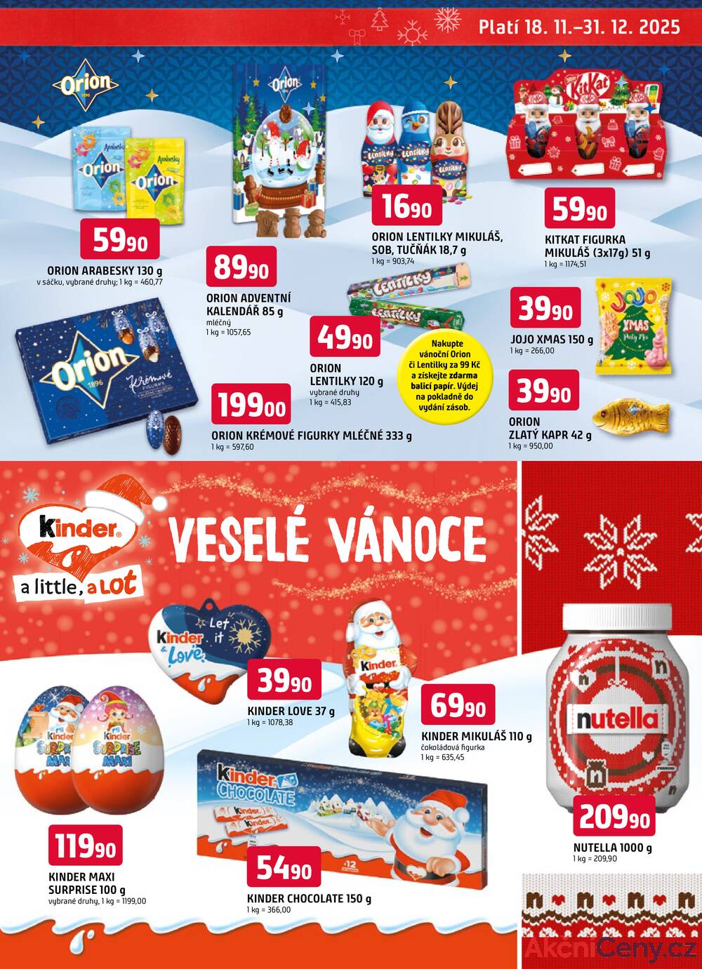 Leták Trefa - Trefa vánoční speciál od 18.11. do 31.12.2025 - strana 7 Leták Trefa - Trefa vánoční speciál od 18.11. do 31.12.2025 - strana 7