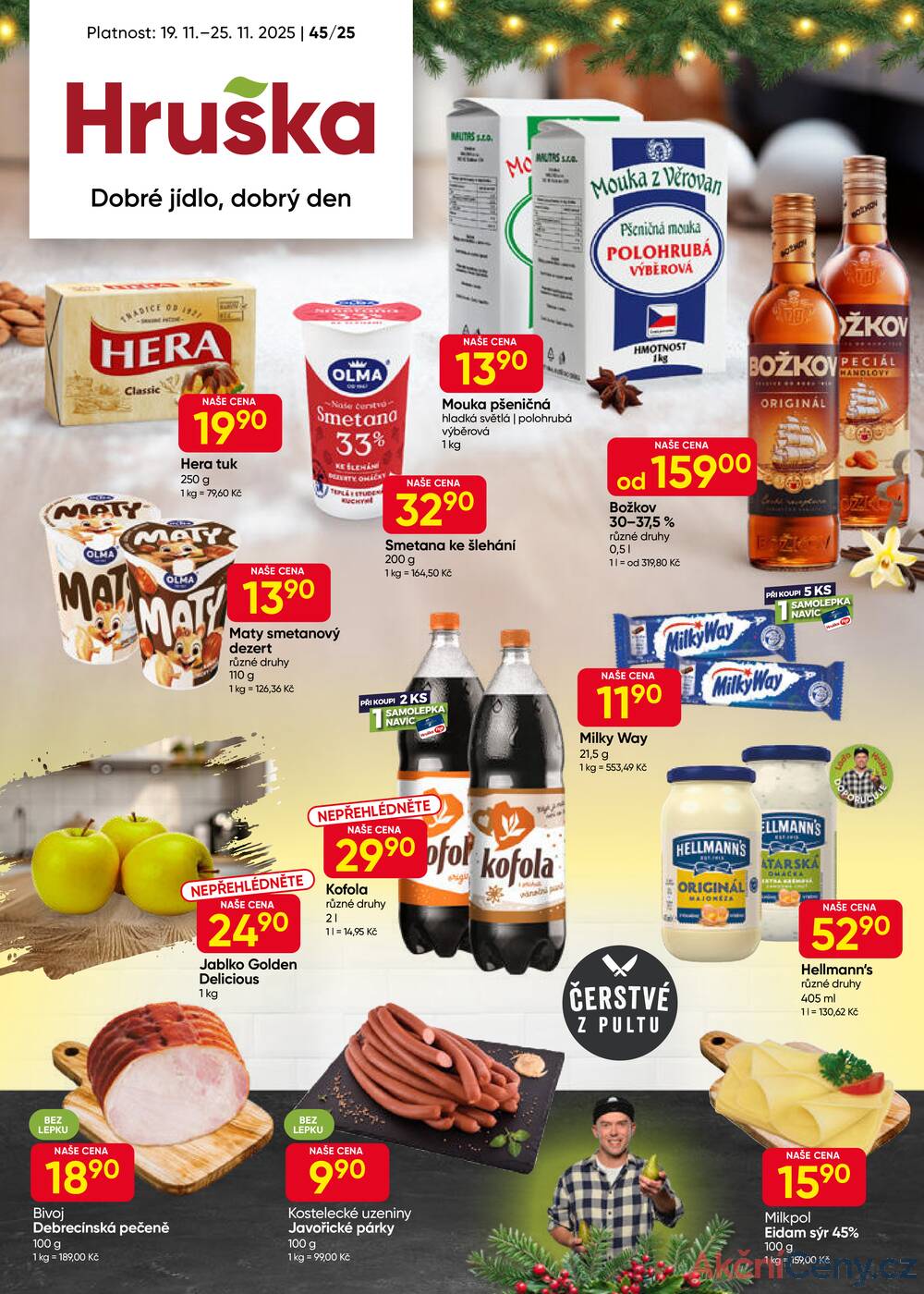 Leták Hruška - Hruška od 19.11. do 25.11.2025 - strana 1 Leták Hruška - Hruška od 19.11. do 25.11.2025 - strana 1