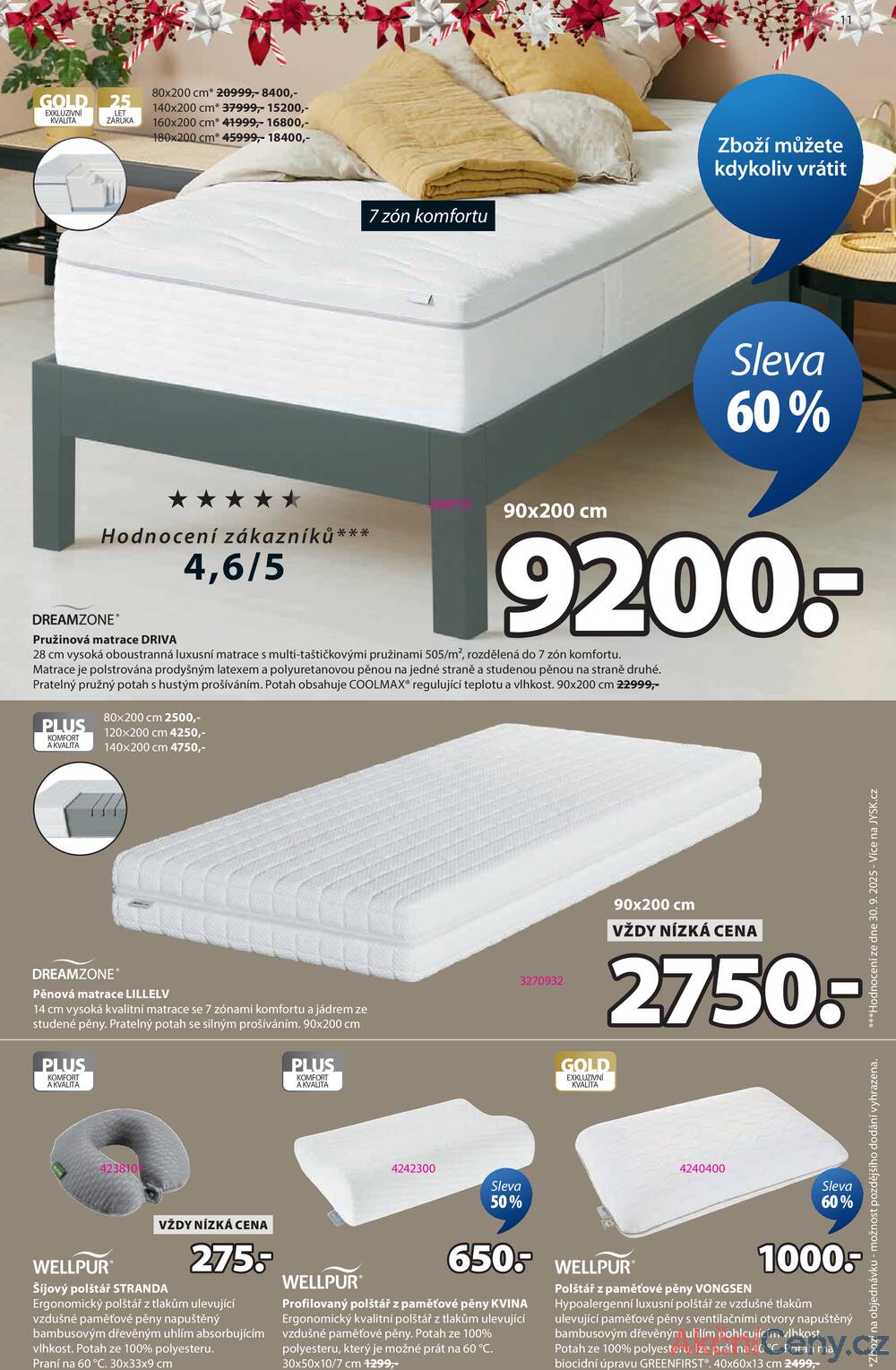 Leták Jysk
platný do 24.12.2025 - strana 11