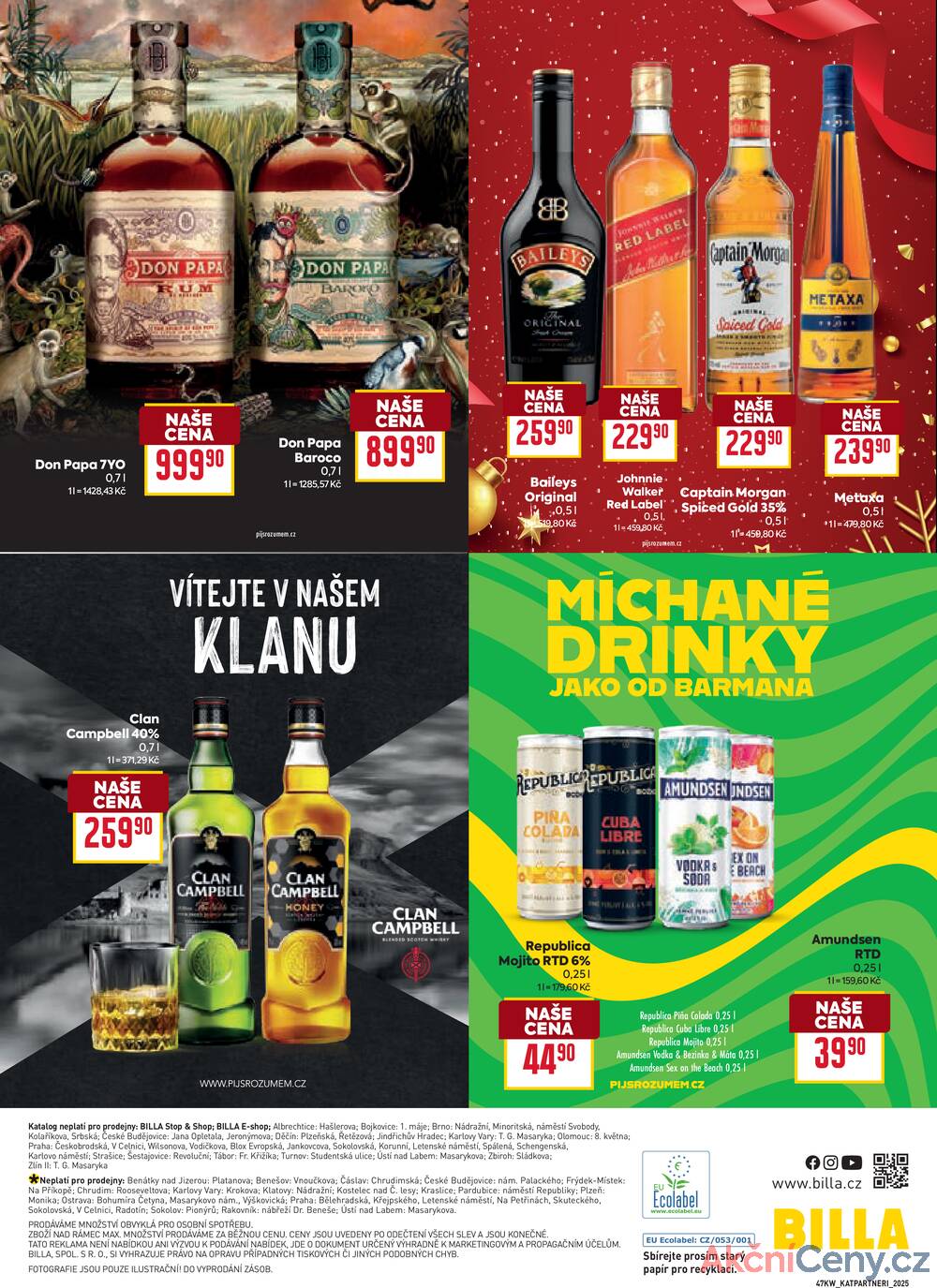 Leták Billa - Billa katalog Partneři od 19.11. do 16.12.2025 - strana 36 Leták Billa - Billa katalog Partneři od 19.11. do 16.12.2025 - strana 36