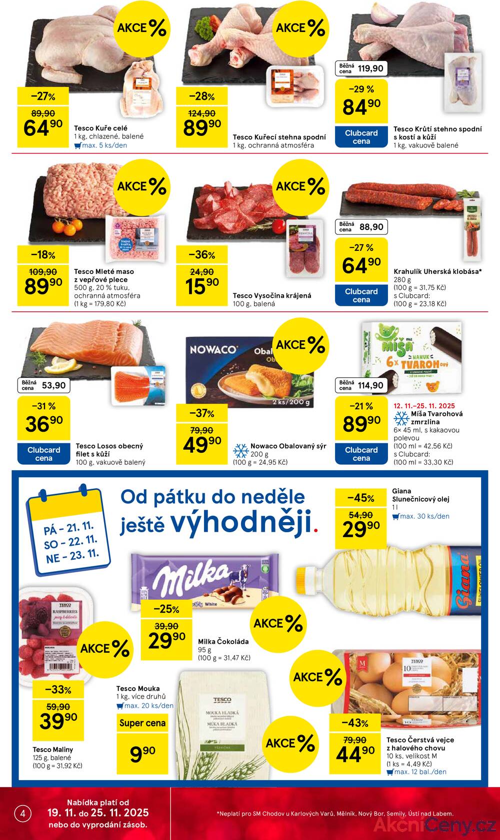 Leták Tesco - Tesco supermarkety od 19.11. do 25.11.2025 - strana 4