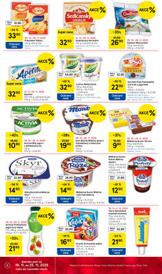 Tesco supermarkety od 19.11. do 25.11.2025