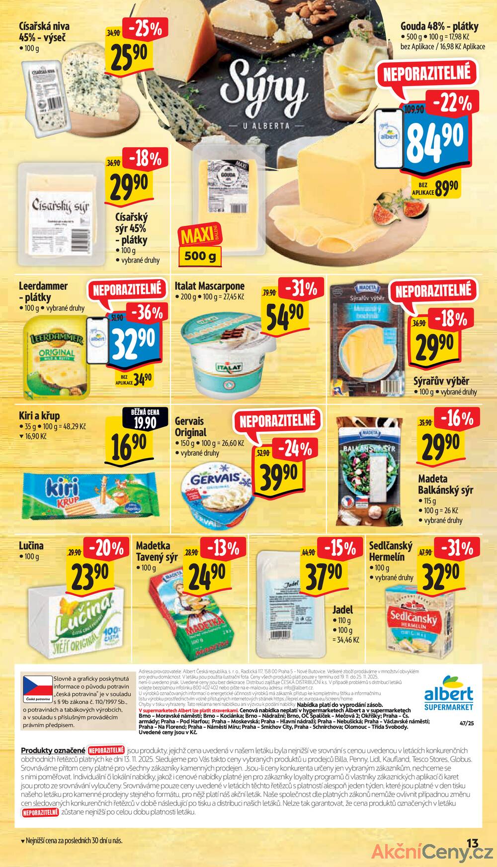 Leták Albert - Albert Supermarket od 19.11. do 25.11.2025 - strana 16