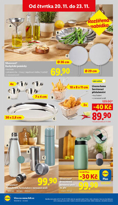 Lidl Čtvrtek od 20.11. do 23.11.2025