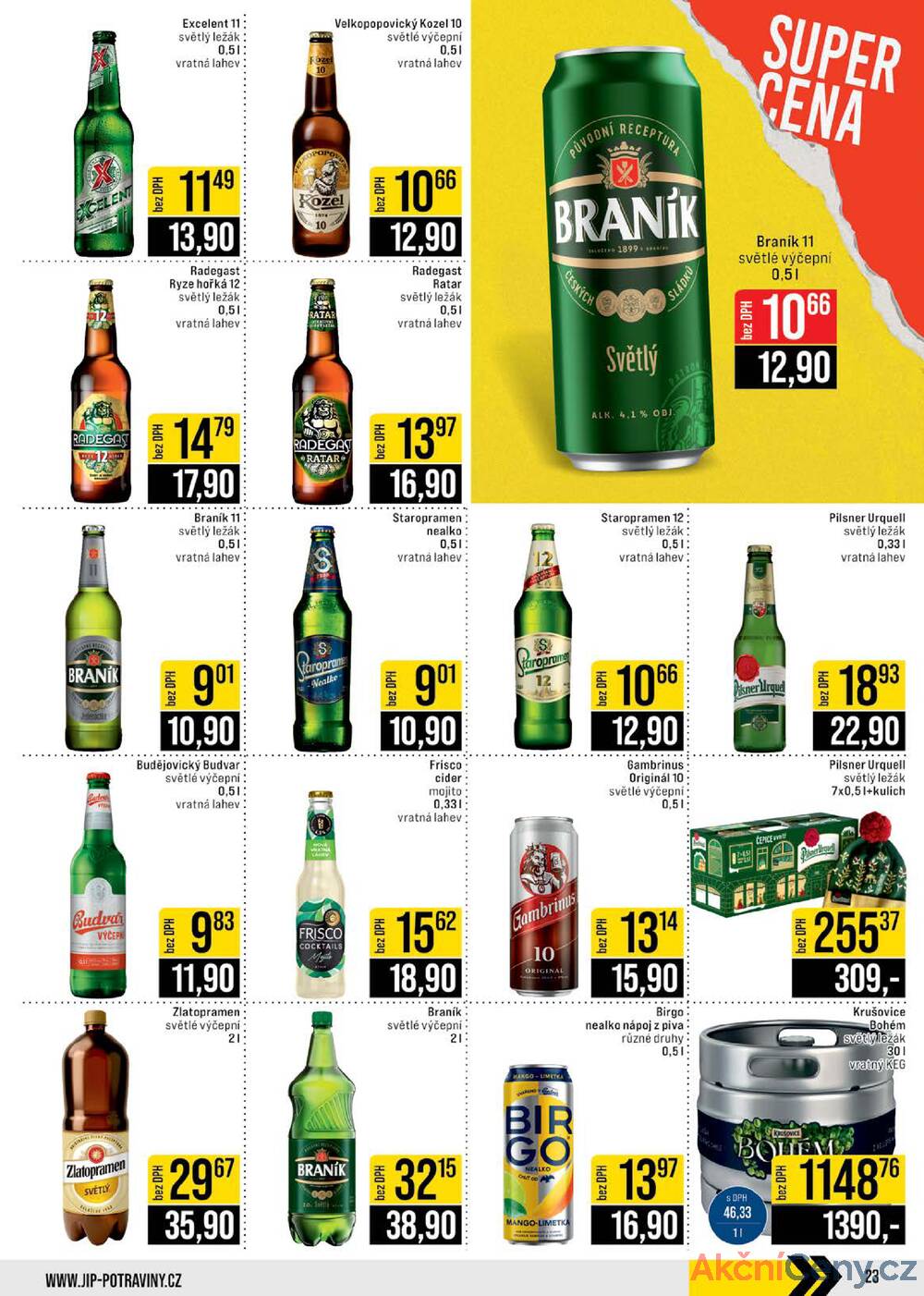 Leták JIP - JIP Cash & Carry Brno, Praha, Ostrava, Jilemnice, Pardubice, Ostrava, Karlovy Vary, Olomouc a Zlín od 19.11. do 25.11.2025 - strana 23