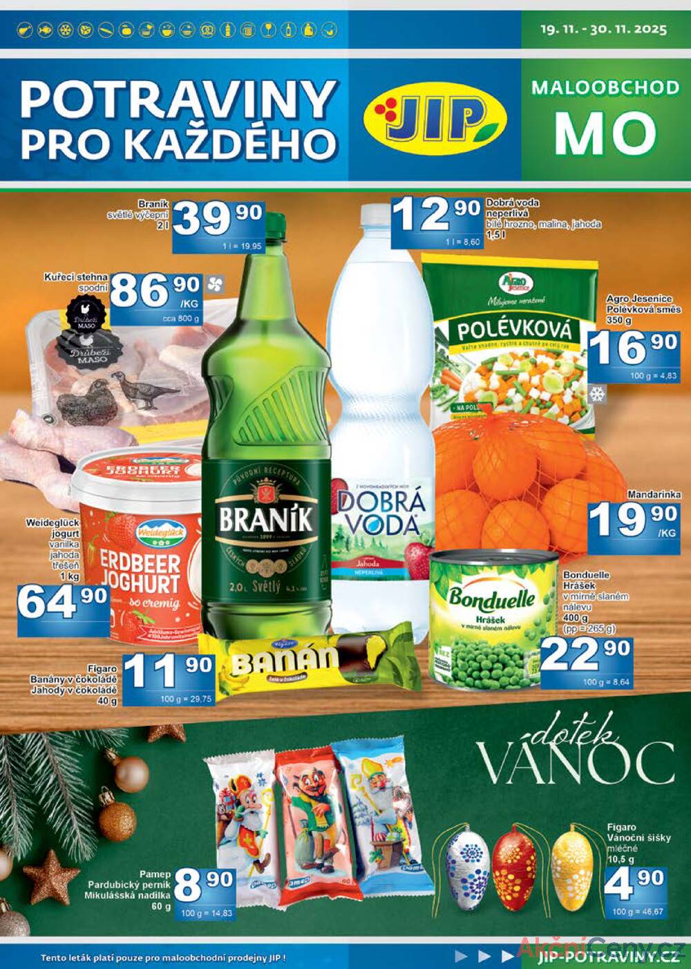Leták JIP - JIP Maloobchod od 19.11. do 30.11.2025 - strana 1