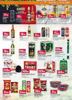 Terno České Budějovice, Třeboň, Trhové sviny, Bechyně, Týn nad Vltavou od 26.11. do 2.12.2025