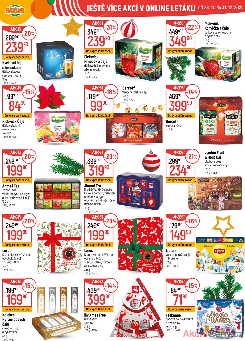 Leták Globus - Akční leták Globus 26.11. - 2.12.2025 - Globus Praha - Čakovice - strana 42