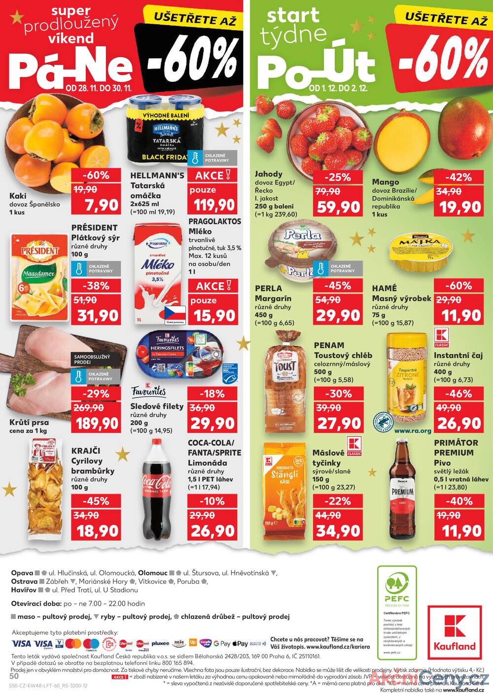 Leták Kaufland - Kaufland 26.11. - 2.12. - Kaufland - Olomouc - Hněvotínská - strana 50