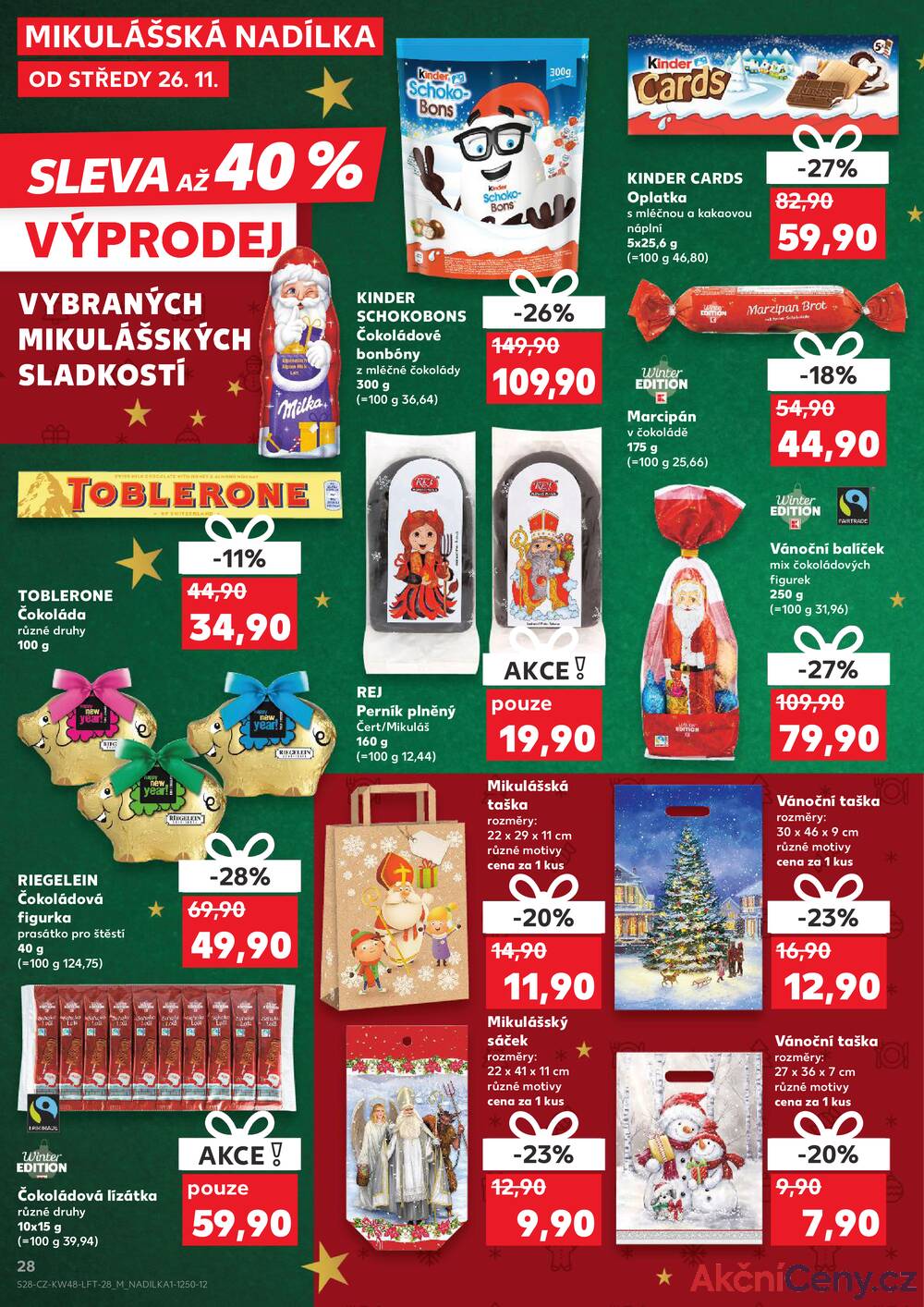 Leták Kaufland - Kaufland 26.11. - 2.12. - Kaufland - Marianské Lázně - strana 28