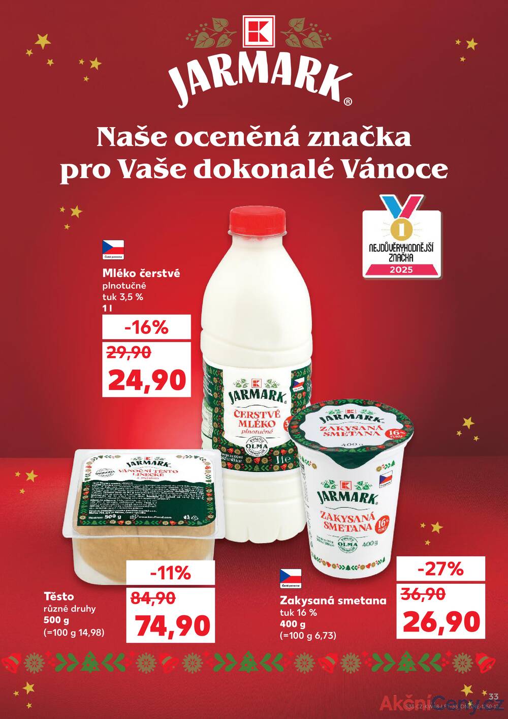 Leták Kaufland - Kaufland 26.11. - 2.12. - Kaufland - Přerov Lýsky - strana 33
