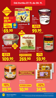 Lidl Čtvrtek od 27.11. do 30.11.2025